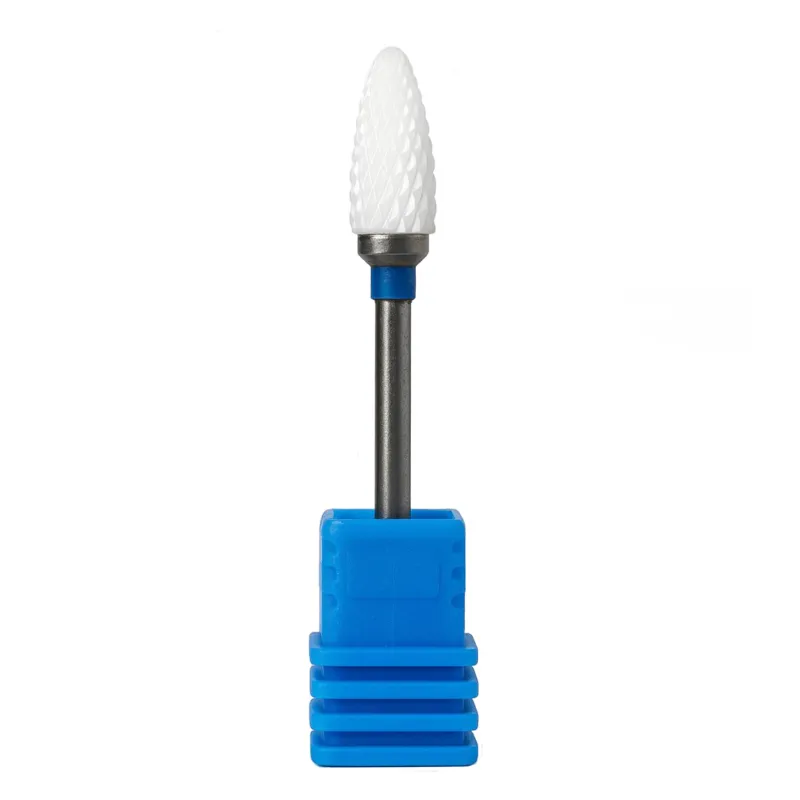 Frez ceramiczny stożek F1 niebieski 3/32″ M – średni, do manicure i pedicure